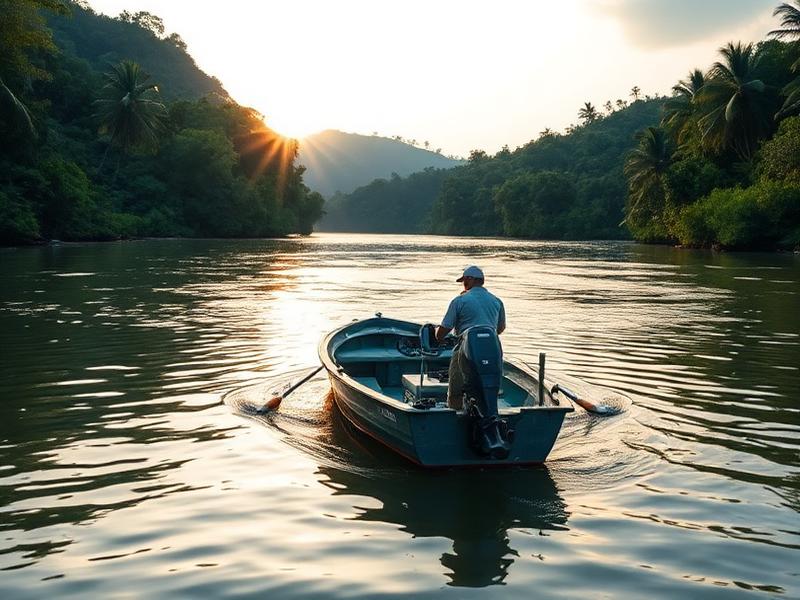 Barco de Pesca + Motor